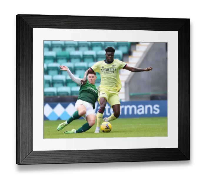 Framed Print : Thomas Partey in Action: Hibernian vs Arsenal Pre-Season Clash, Edinburgh, Scotland, 2021 Framed Print : Thomas Partey in Action: Hibernian vs Arsenal Pre-Season Clash, Edinburgh, Scotland, 2021
