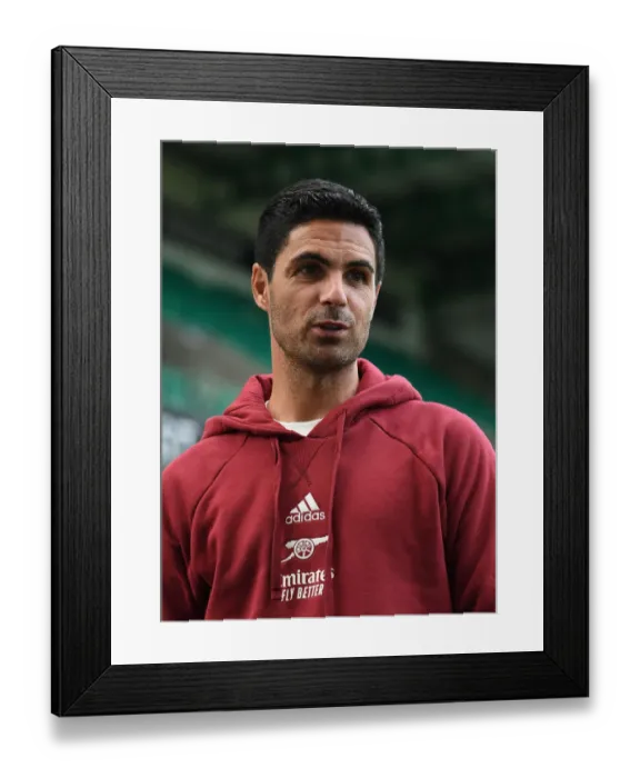 Framed Print : Arsenal Manager Mikel Arteta Addresses Media After Hibernian Friendly Framed Print : Arsenal Manager Mikel Arteta Addresses Media After Hibernian Friendly