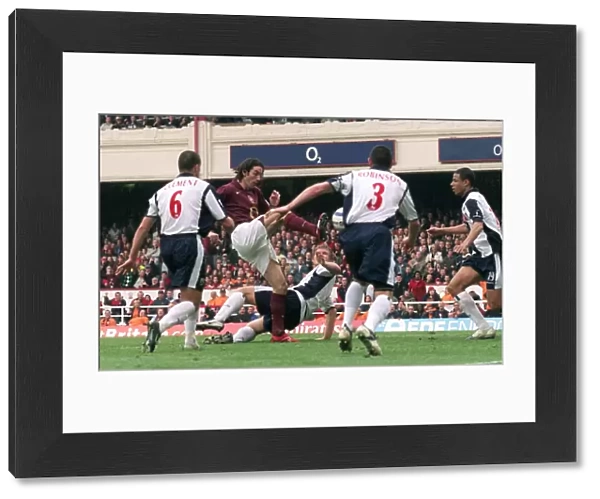 Robert Pires scores Arsenals 2nd goal. Arsenal v West Bromwich Albion