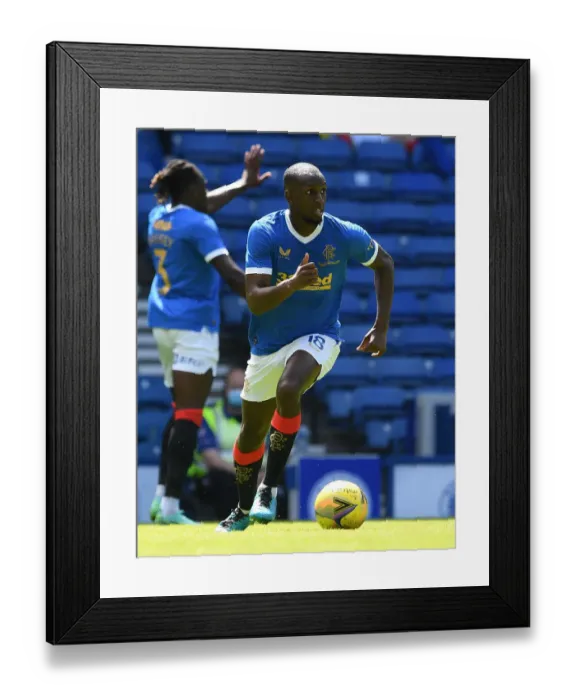 Framed Print : Rangers vs. Arsenal: Pre-Season Clash at Ibrox Stadium, Glasgow