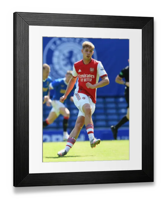 Framed Print : Arsenal's Emile Smith Rowe in Action against Glasgow Rangers in Pre-Season Friendly Framed Print : Arsenal's Emile Smith Rowe in Action against Glasgow Rangers in Pre-Season Friendly