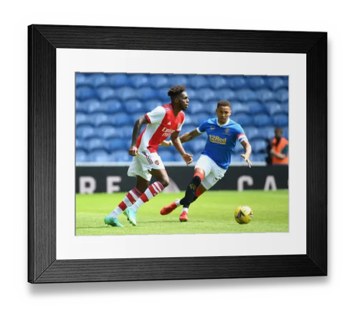 Framed Print : Nuno Tavares vs James Tavernier: Clash of the Taveriers in Rangers vs Arsenal Pre-Season Friendly Framed Print : Nuno Tavares vs James Tavernier: Clash of the Taveriers in Rangers vs Arsenal Pre-Season Friendly