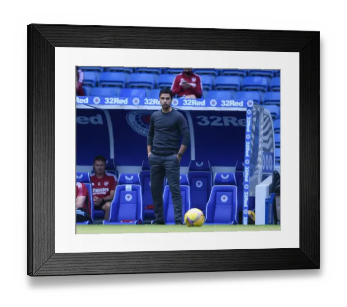 Framed Print : Mikel Arteta at Ibrox: Arsenal Manager Leads Pre-Season Team Framed Print : Mikel Arteta at Ibrox: Arsenal Manager Leads Pre-Season Team