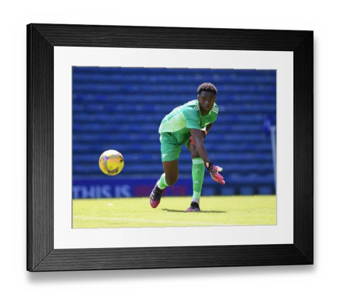 Framed Print : Arthur Okonkwo Faces Rangers: Arsenal's Pre-Season Clash at Ibrox Stadium