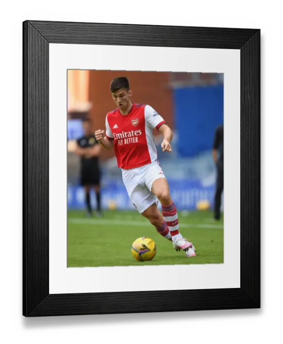 Framed Print : Kieran Tierney Returns to Ibrox: Arsenal vs. Rangers Pre-Season Showdown