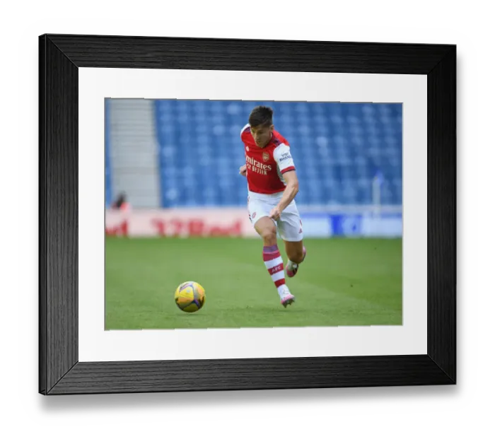 Framed Print : Arsenal's Kieran Tierney Goes Head-to-Head with Rangers at Ibrox Stadium Framed Print : Arsenal's Kieran Tierney Goes Head-to-Head with Rangers at Ibrox Stadium
