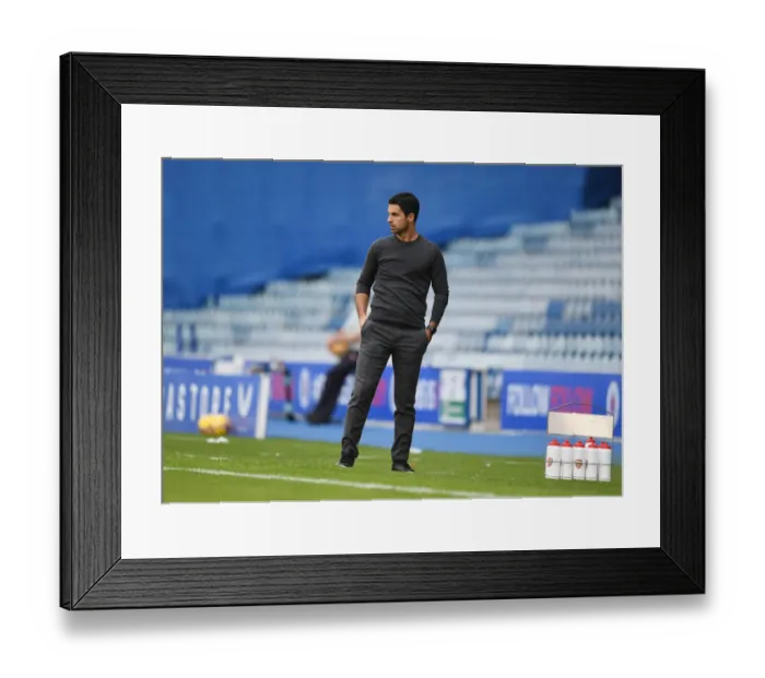 Framed Print : Mikel Arteta Leads Arsenal at Rangers Pre-Season Friendly in Glasgow, Scotland (2021) Framed Print : Mikel Arteta Leads Arsenal at Rangers Pre-Season Friendly in Glasgow, Scotland (2021)