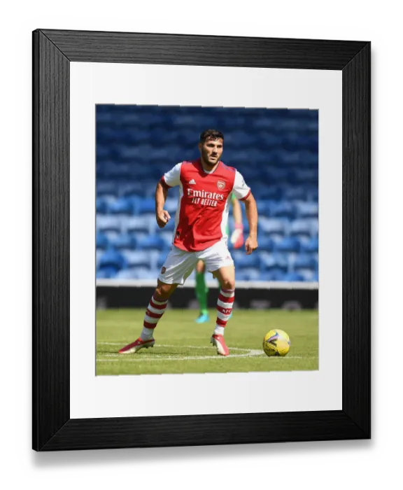 Framed Print : Arsenal's Sead Kolasinac at Rangers Pre-Season Friendly in Glasgow Framed Print : Arsenal's Sead Kolasinac at Rangers Pre-Season Friendly in Glasgow