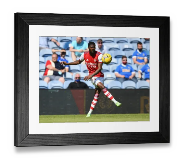 Framed Print : Arsenal's Ainsley Maitland-Niles in Action during Pre-Season Friendly against Rangers (2021-22) Framed Print : Arsenal's Ainsley Maitland-Niles in Action during Pre-Season Friendly against Rangers (2021-22)