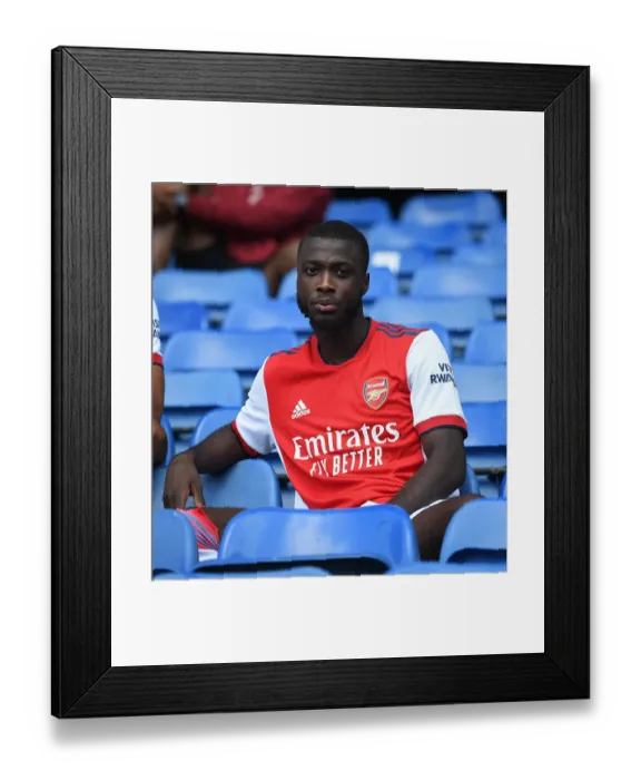 Framed Print : Arsenal's Nicolas Pepe in Action: Arsenal vs Rangers, Glasgow 2021 (Pre-Season Clash) Framed Print : Arsenal's Nicolas Pepe in Action: Arsenal vs Rangers, Glasgow 2021 (Pre-Season Clash)