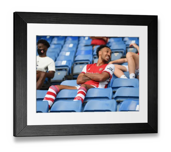 Framed Print : Arsenal's Aubameyang Shines in Glasgow Showdown: Arsenal vs Rangers (2021) Framed Print : Arsenal's Aubameyang Shines in Glasgow Showdown: Arsenal vs Rangers (2021)