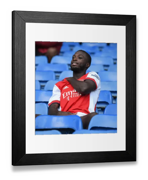 Framed Print : Arsenal's Nicolas Pepe in Action against Rangers in Glasgow Pre-Season Friendly (2021-22) Framed Print : Arsenal's Nicolas Pepe in Action against Rangers in Glasgow Pre-Season Friendly (2021-22)