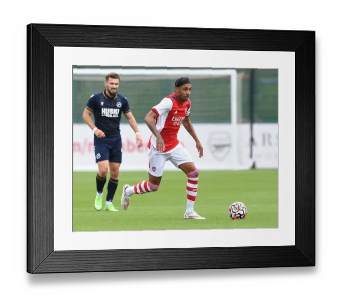 Framed Print : Arsenal's Aubameyang Stars in 2021-22 Pre-Season Win Against Millwall Framed Print : Arsenal's Aubameyang Stars in 2021-22 Pre-Season Win Against Millwall