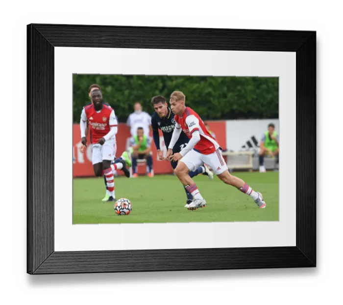 Framed Print : Emile Smith Rowe's Standout Performance: Arsenal's Victory over Millwall in 2021-22 Pre-Season