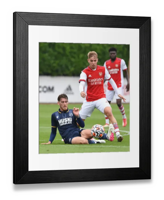Framed Print : Emile Smith Rowe Shines: Arsenal's Pre-Season Victory over Millwall (2021-22)