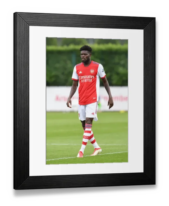 Framed Print : Thomas Partey: Arsenal's Midfield Maestro Dazzles in Pre-Season Victory Against Millwall