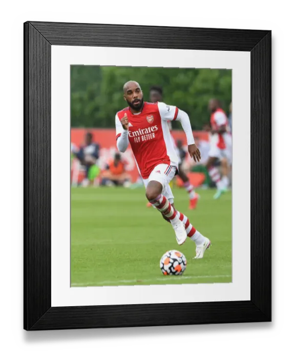 Framed Print : Arsenal's Alexandre Lacazette in Action: Arsenal vs Millwall (2021-22) Pre-Season Friendly Framed Print : Arsenal's Alexandre Lacazette in Action: Arsenal vs Millwall (2021-22) Pre-Season Friendly