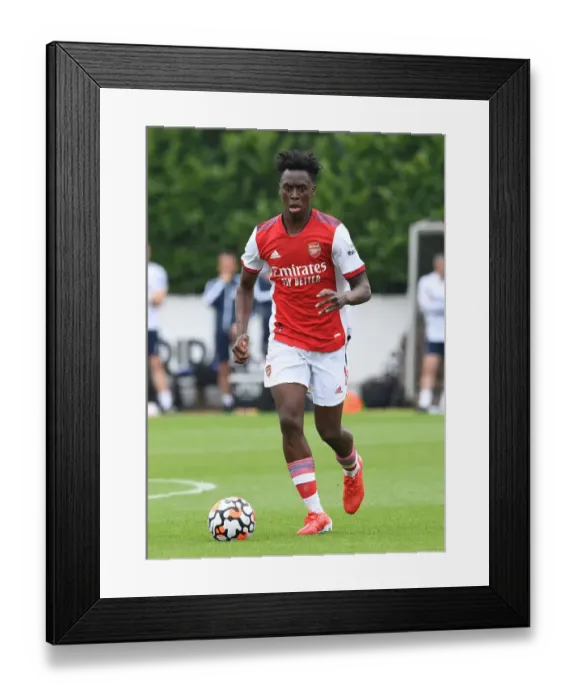 Framed Print : Arsenal's Albert Sambi Lokonga Impresses in Pre-Season Victory over Millwall Framed Print : Arsenal's Albert Sambi Lokonga Impresses in Pre-Season Victory over Millwall