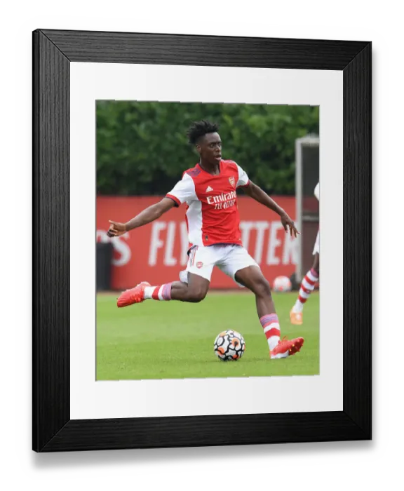 Framed Print : Arsenal's Albert Sambi Lokonga Steals the Show: A Standout Performance Against Millwall in Pre-Season Framed Print : Arsenal's Albert Sambi Lokonga Steals the Show: A Standout Performance Against Millwall in Pre-Season