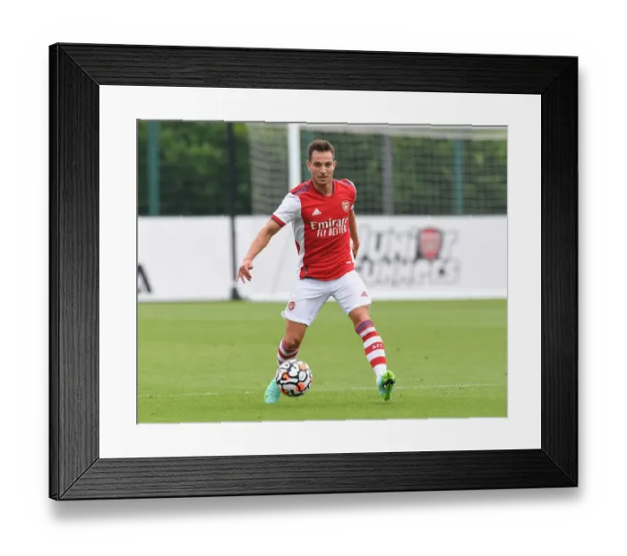 Framed Print : Arsenal's Cedric Soares in Pre-Season Action Against Millwall