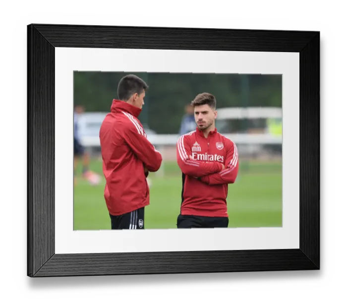 Framed Print : Arsenal Assistants Molina and Cuesta Pre-Season Preparation: Arsenal v Millwall (2021-22) Framed Print : Arsenal Assistants Molina and Cuesta Pre-Season Preparation: Arsenal v Millwall (2021-22)