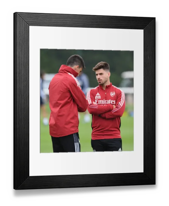 Framed Print : Arsenal Assistants Molina and Cuesta Before Arsenal v Millwall Pre-Season Friendly Framed Print : Arsenal Assistants Molina and Cuesta Before Arsenal v Millwall Pre-Season Friendly
