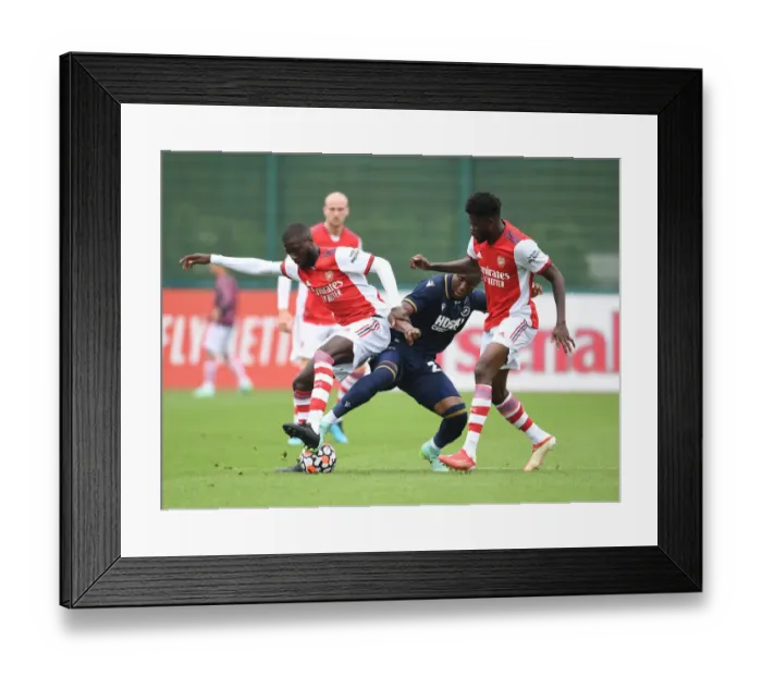 Framed Print : Arsenal vs Millwall: Clash of the Titans in Pre-Season Friendly Framed Print : Arsenal vs Millwall: Clash of the Titans in Pre-Season Friendly