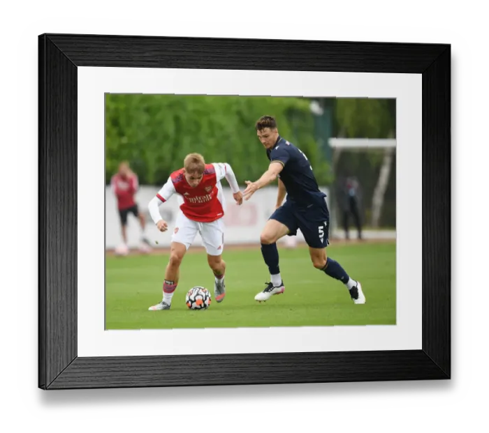 Framed Print : Emile Smith Rowe Outsmarts Jake Cooper: Arsenal's Pre-Season Victory Framed Print : Emile Smith Rowe Outsmarts Jake Cooper: Arsenal's Pre-Season Victory