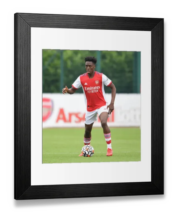 Framed Print : Arsenal's Sambi in Pre-Season Action: Arsenal vs Millwall (July 2021)