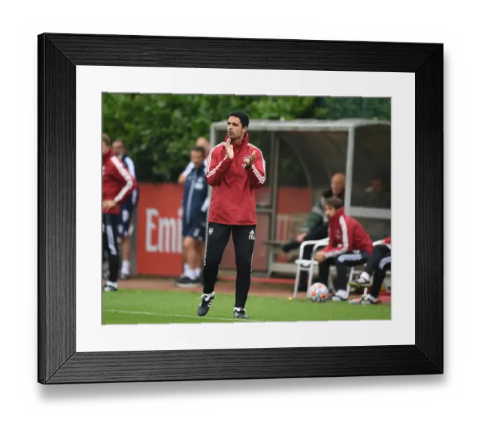 Framed Print : Mikel Arteta Guides Arsenal in Pre-Season Match Against Millwall (2021-22) Framed Print : Mikel Arteta Guides Arsenal in Pre-Season Match Against Millwall (2021-22)