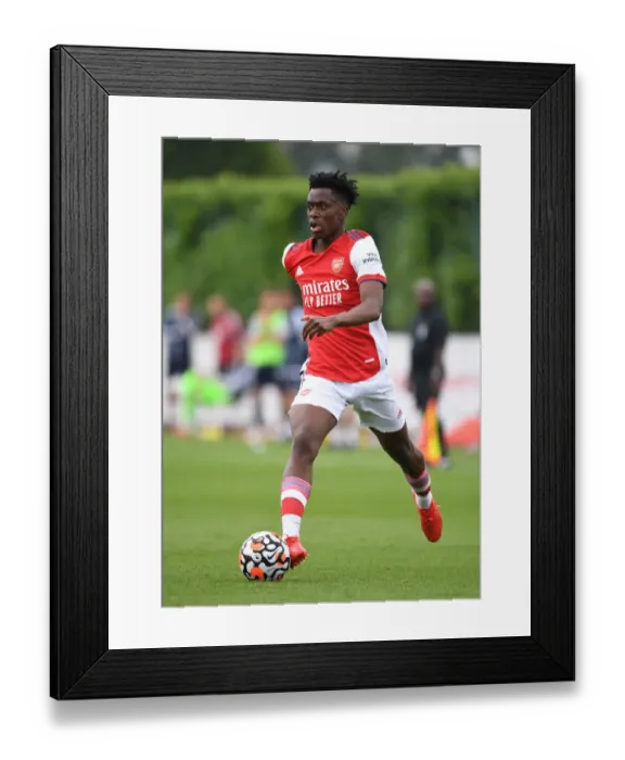 Framed Print : Arsenal's Sambi Shines in Pre-Season Victory Over Millwall Framed Print : Arsenal's Sambi Shines in Pre-Season Victory Over Millwall