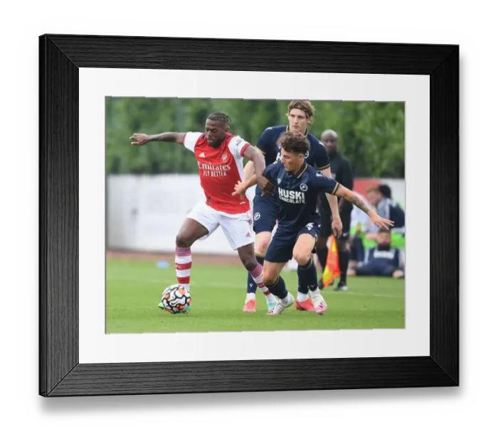 Framed Print : Arsenal's Nuno Tavares in Action: Arsenal vs Millwall (2021-22) Pre-Season Friendly Framed Print : Arsenal's Nuno Tavares in Action: Arsenal vs Millwall (2021-22) Pre-Season Friendly
