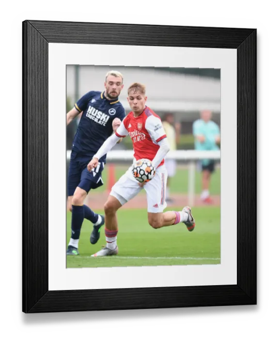 Framed Print : Emile Smith Rowe in Action: Arsenal's Pre-Season Showdown Against Millwall