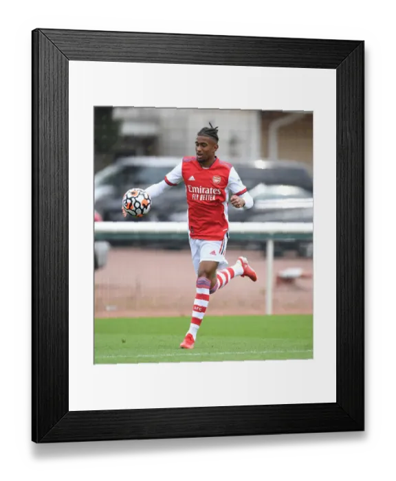Framed Print : Arsenal's Reiss Nelson Shines in Pre-Season Friendly Against Millwall Framed Print : Arsenal's Reiss Nelson Shines in Pre-Season Friendly Against Millwall