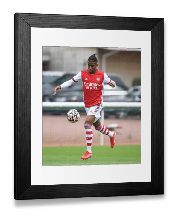 Framed Print : Reiss Nelson Shines: Arsenal's Pre-Season Win Against Millwall