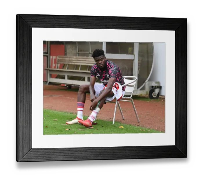 Framed Print : Arsenal's Thomas Partey Gears Up for Pre-Season: Arsenal vs Millwall, 2021