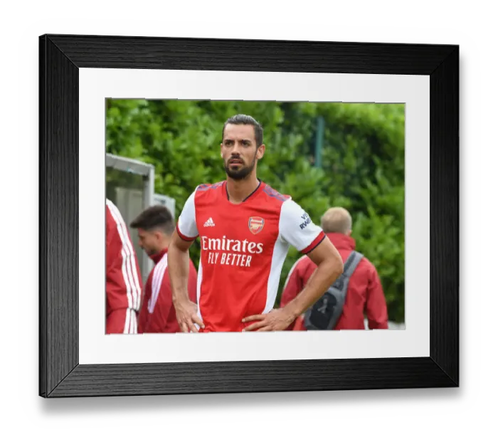 Framed Print : Arsenal's Pablo Mari in Pre-Season Action Against Millwall Framed Print : Arsenal's Pablo Mari in Pre-Season Action Against Millwall