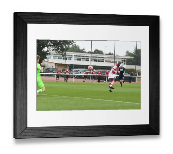 Framed Print : Nicolas Pepe Scores for Arsenal in Pre-Season Friendly against Millwall