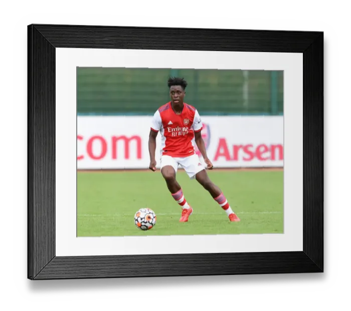 Framed Print : Albert Sambi Lokonga Shines: Arsenal's Pre-Season Triumph Over Watford