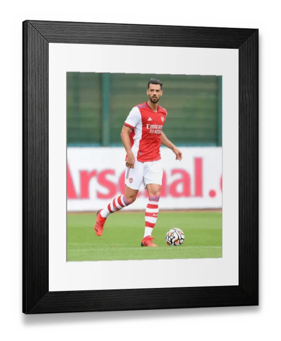 Framed Print : Arsenal's Pablo Mari in Pre-Season Action: Arsenal vs. Watford, 2021