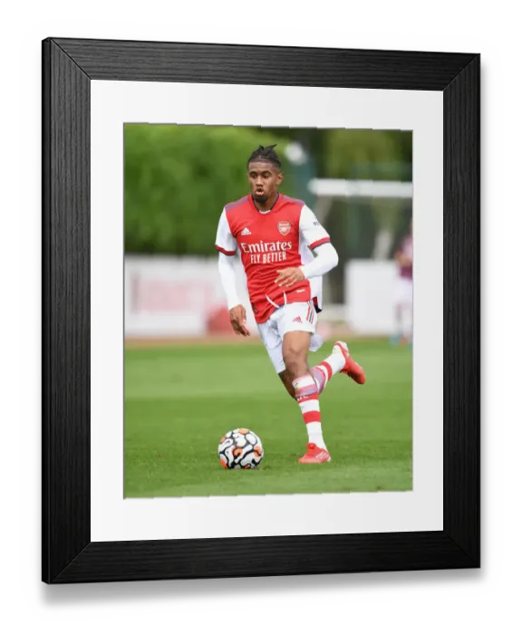 Framed Print : Reiss Nelson Shines: Arsenal's Pre-Season Victory Over Watford, 2021-22