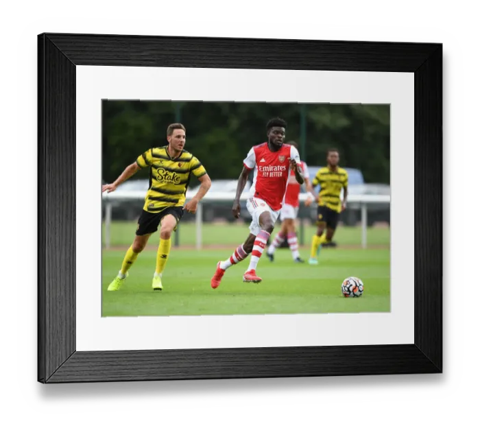 Framed Print : Thomas Partey in Action: Arsenal vs. Watford Pre-Season Match, 2021 Framed Print : Thomas Partey in Action: Arsenal vs. Watford Pre-Season Match, 2021