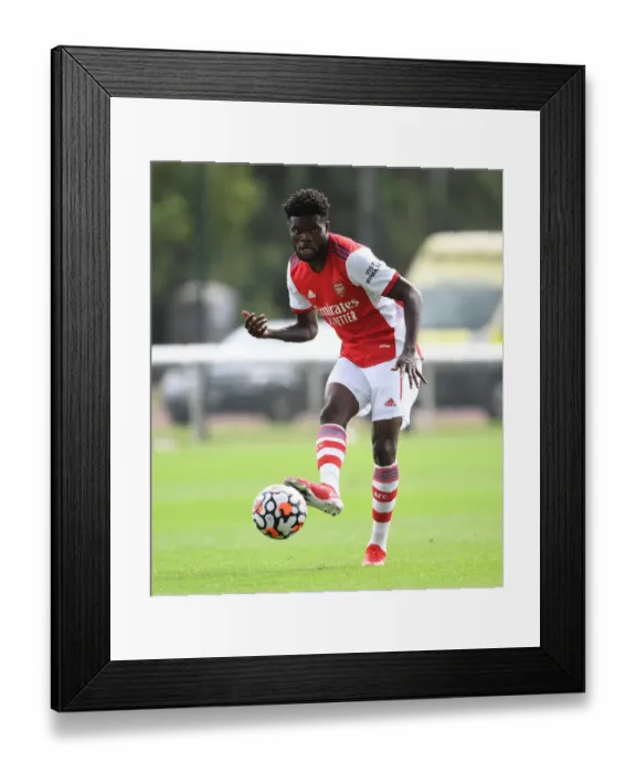 Framed Print : Arsenal's Thomas Partey in Pre-Season Action Against Watford