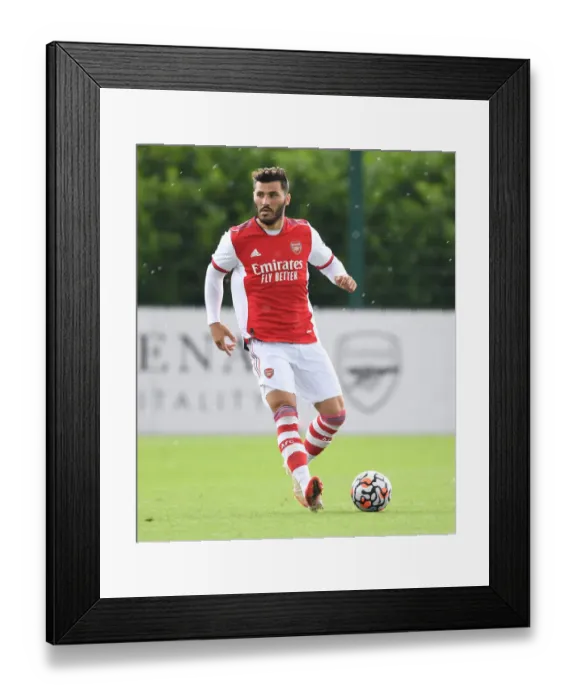 Framed Print : Arsenal's Sead Kolasinac in Pre-Season Action: Arsenal vs. Watford, 2021