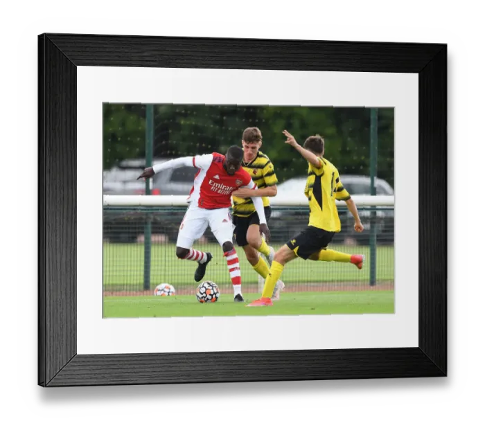 Framed Print : Arsenal's Nicolas Pepe Shines in Pre-Season: Arsenal vs. Watford, 2021-22 Framed Print : Arsenal's Nicolas Pepe Shines in Pre-Season: Arsenal vs. Watford, 2021-22