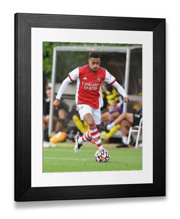 Framed Print : Arsenal's Miguel Azeez in Pre-Season Action vs. Watford Framed Print : Arsenal's Miguel Azeez in Pre-Season Action vs. Watford