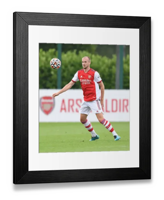 Framed Print : Arsenal's Rob Holding in Pre-Season Action Against Watford
