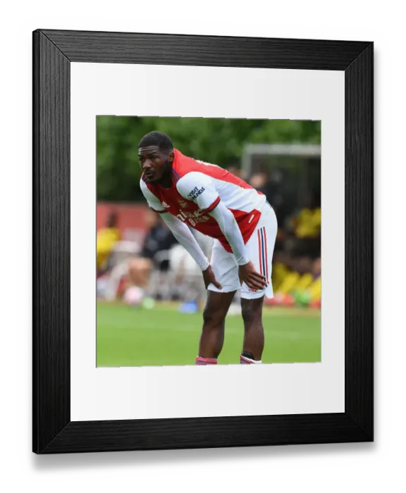 Framed Print : Arsenal's Ainsley Maitland-Niles in Pre-Season Form: Arsenal vs. Watford (2021-22) Framed Print : Arsenal's Ainsley Maitland-Niles in Pre-Season Form: Arsenal vs. Watford (2021-22)
