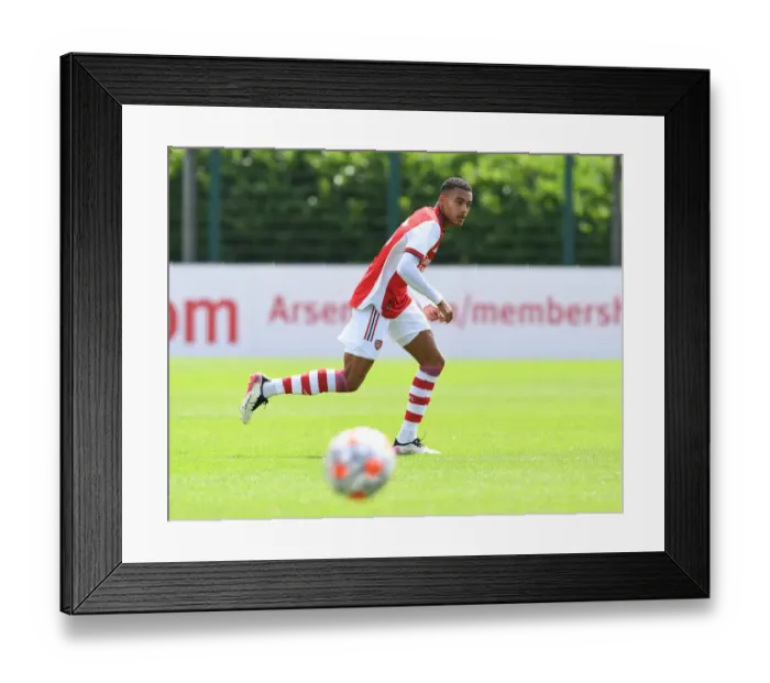 Framed Print : Arsenal's Miguel Azeez Shines in Pre-Season Match Against Watford