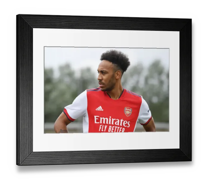 Framed Print : Arsenal's Aubameyang Stars in Pre-Season Victory Over Watford (2021-22) Framed Print : Arsenal's Aubameyang Stars in Pre-Season Victory Over Watford (2021-22)